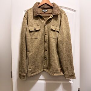 Reef Men's Brown Shirt Jacket